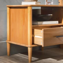Walker Edison Spindle Transitional 1-Drawer Nightstand