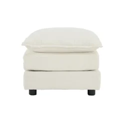White Chenille Modular 146