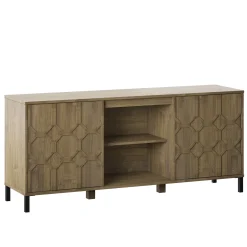 Wood Pattern Design 59' TV Stand Media Console