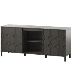 Wood Pattern Design 59' TV Stand Media Console