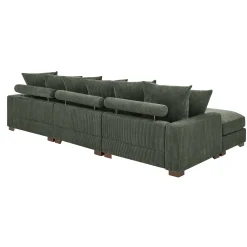 Wynisha Deep Corduroy Sofa Sectional Couch
