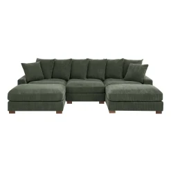Wynisha Deep Corduroy Sofa Sectional Couch