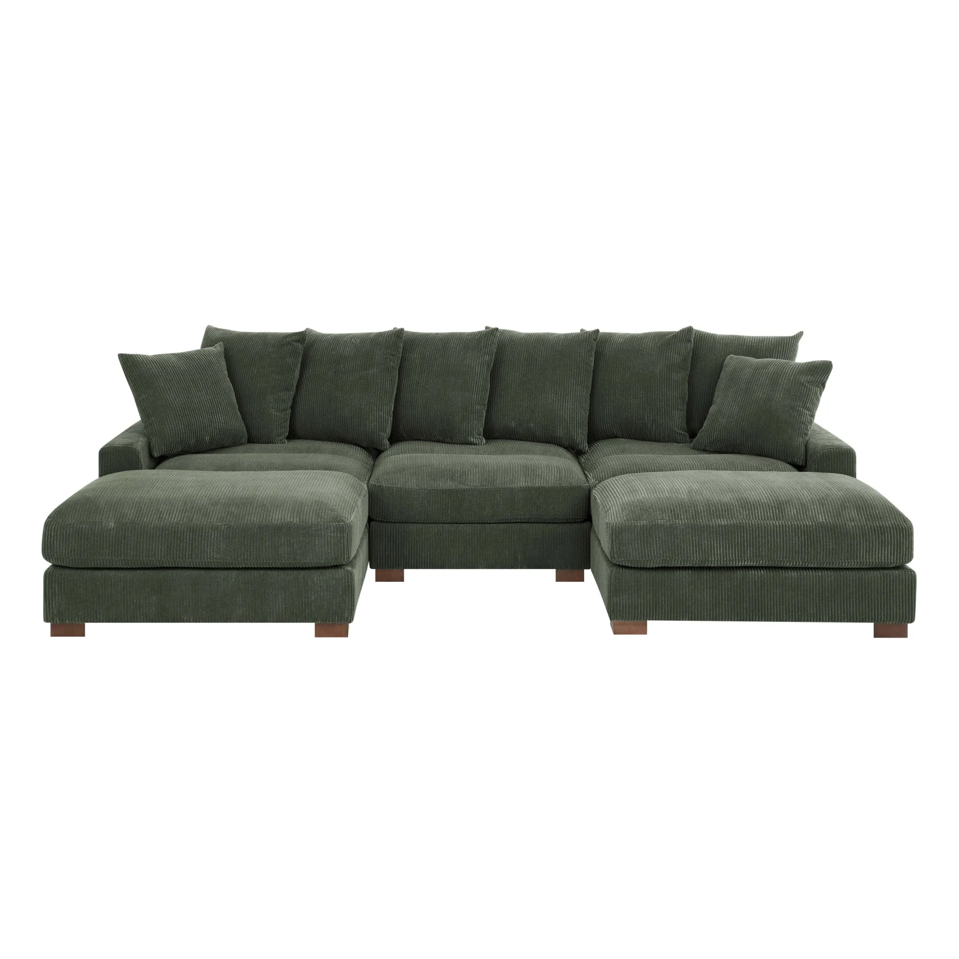 Wynisha Deep Corduroy Sofa Sectional Couch