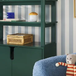 Zoey Modern Arched Wood Cabinet Storage Bookcase